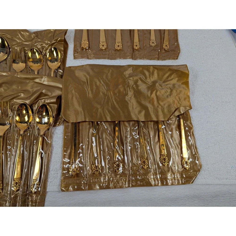 Stanley Roberts - Gold Valentine - Gold Electroplate - Rogers Co Flatware